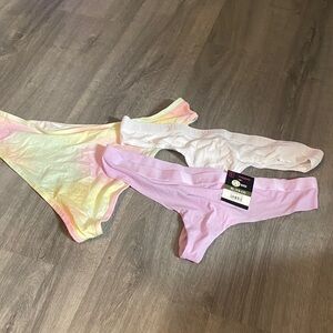 NOBO Women's Panties Set - Pink, Yellow, White